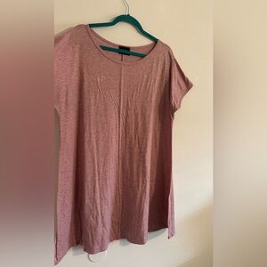 Amana 2x Women's Pink Tunic mini dress